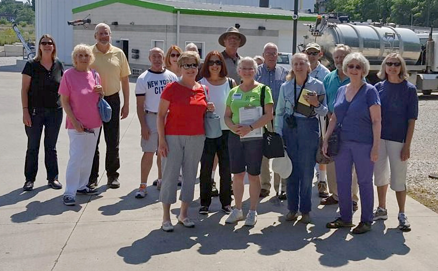 a group of people standing for a photo