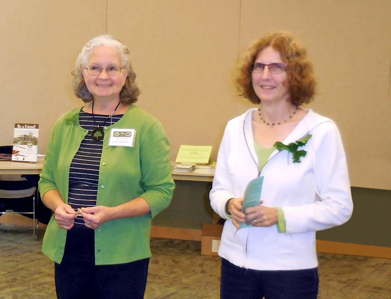 HHGTF Volunteers: President, Judy Dearden & Board Member, Mary Flash